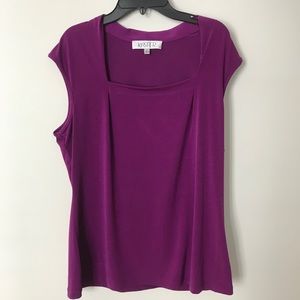 Kasper sleeveless tank large